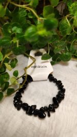 Pulseira de Cascalho Standart de Cristal, Sodalita, Quartzo Rosa, Quartzo verde, Citrino, Olho de Tigre, Obsidiana - Imagem 8