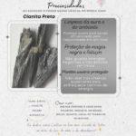 Preciosidades Cianita preta - Imagem 2
