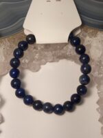 Pulseira Esfera PREMIUN 6 ou 8mm Cristal, Ametista, Citrino, Lapis Lazuli, Fluorita, Sangue de Dragão, Apatita - Imagem 5
