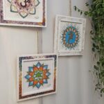 Mandalas com Cristais e moldura de cristais M