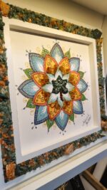 Mandalas com Cristais e moldura de cristais M - Imagem 7