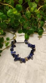 Pulseira de Cascalho Standart de Cristal, Sodalita, Quartzo Rosa, Quartzo verde, Citrino, Olho de Tigre, Obsidiana - Imagem 3