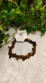 Pulseira de Cascalho Standart de Cristal, Sodalita, Quartzo Rosa, Quartzo verde, Citrino, Olho de Tigre, Obsidiana - Imagem 7