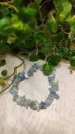 Pulseira de Cascalho PREMIUN Água Marinha, Labradorita, Fluorita, Ametista, Amazonita, Lápis Lazuli, Granada, Turquesa - Imagem 2